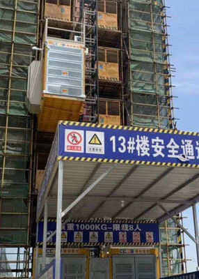 Q355B Steel Construction Site Hoist Construction Elevator, Building Site